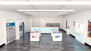 Wireless Store Temporary Modular Store Divider