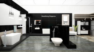 Pop-up Bath Showroom Modular Fixtures