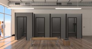 Modular Temporary Fitting Rooms