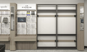 Optical Store Wall Eyewear Display