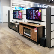 Modular TV Freestanding Retail Display
