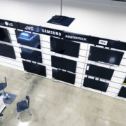 Modular TV Wall Retail Display