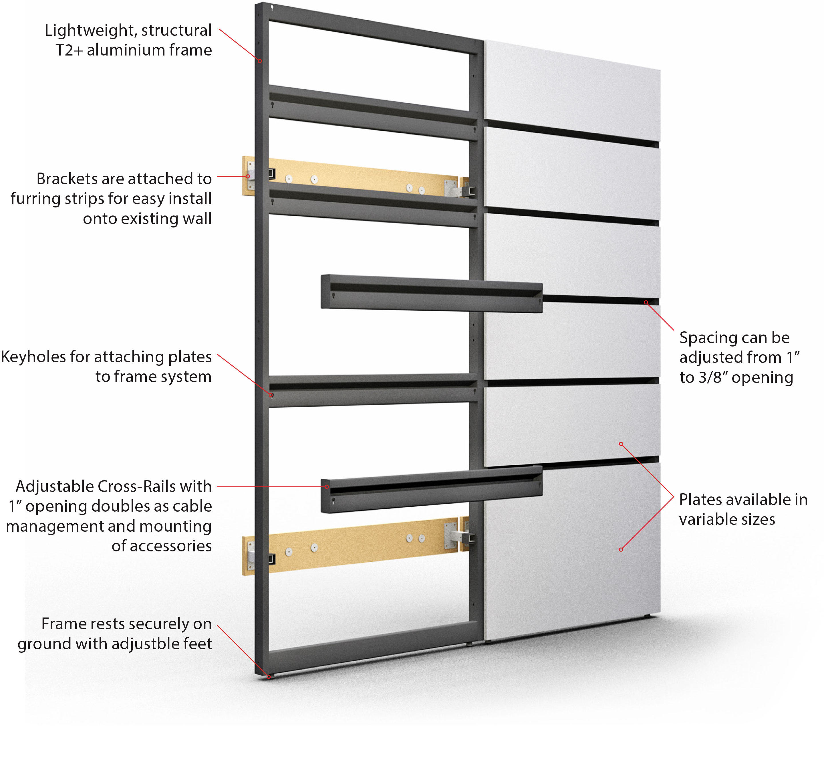 T2+ Modular Wall System Detail - WALLS+FORMS